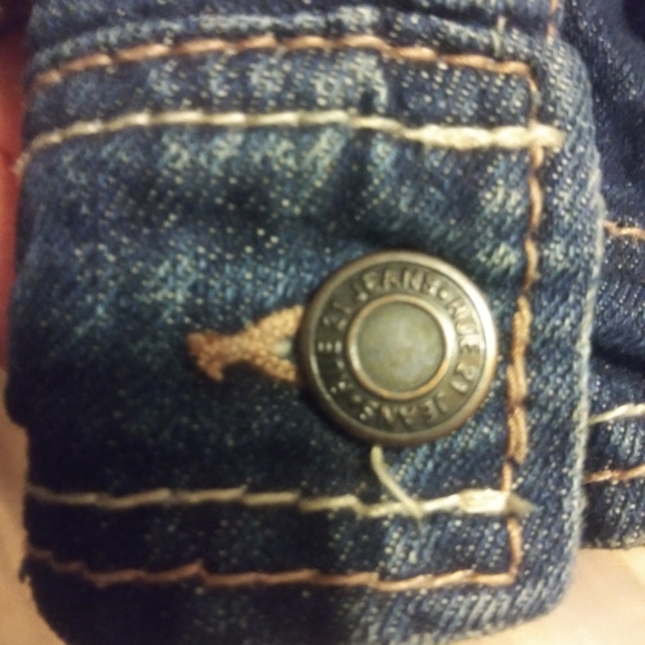 Rue 21 Factory Distressed Blue Jean Jacket - Picture 10 of 12